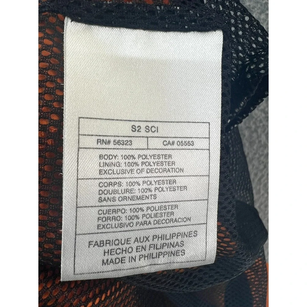 Vintage 90s Nike Shorts Mens Large Orange Blue Spell Out Swim‎ Trunks Gym